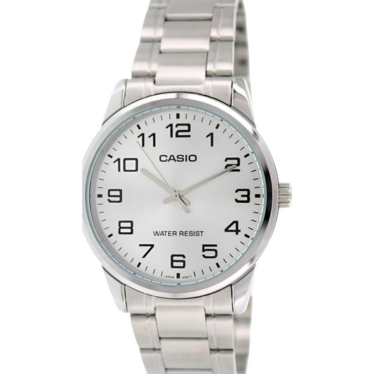 Casio Men's Analog Quartz Silver Stainless Steel Watch MTP-V001D-7B