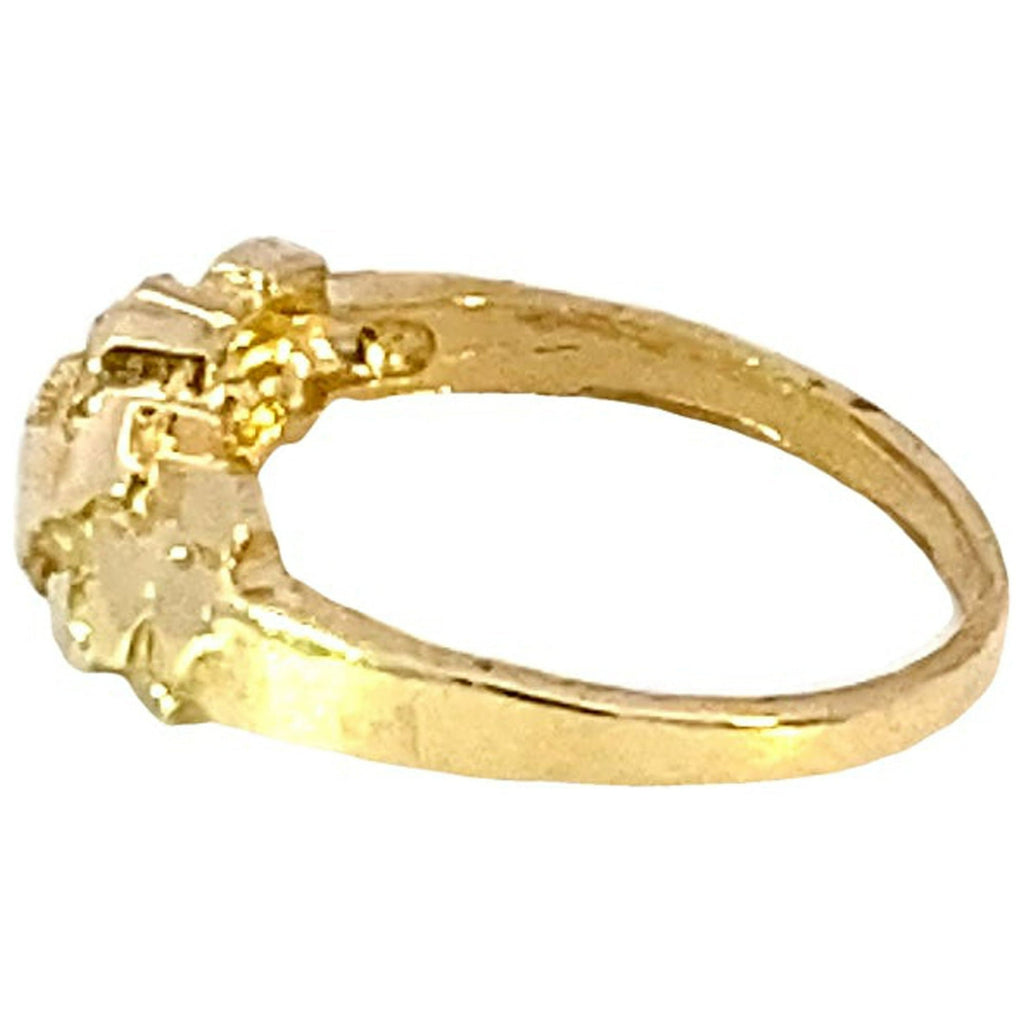 Ijaz Jewelers Nugget Ring, 10k Gold, 1.3 Grams